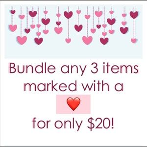 COPY - BUNDLE ANY THREE ♥️ FOR $20